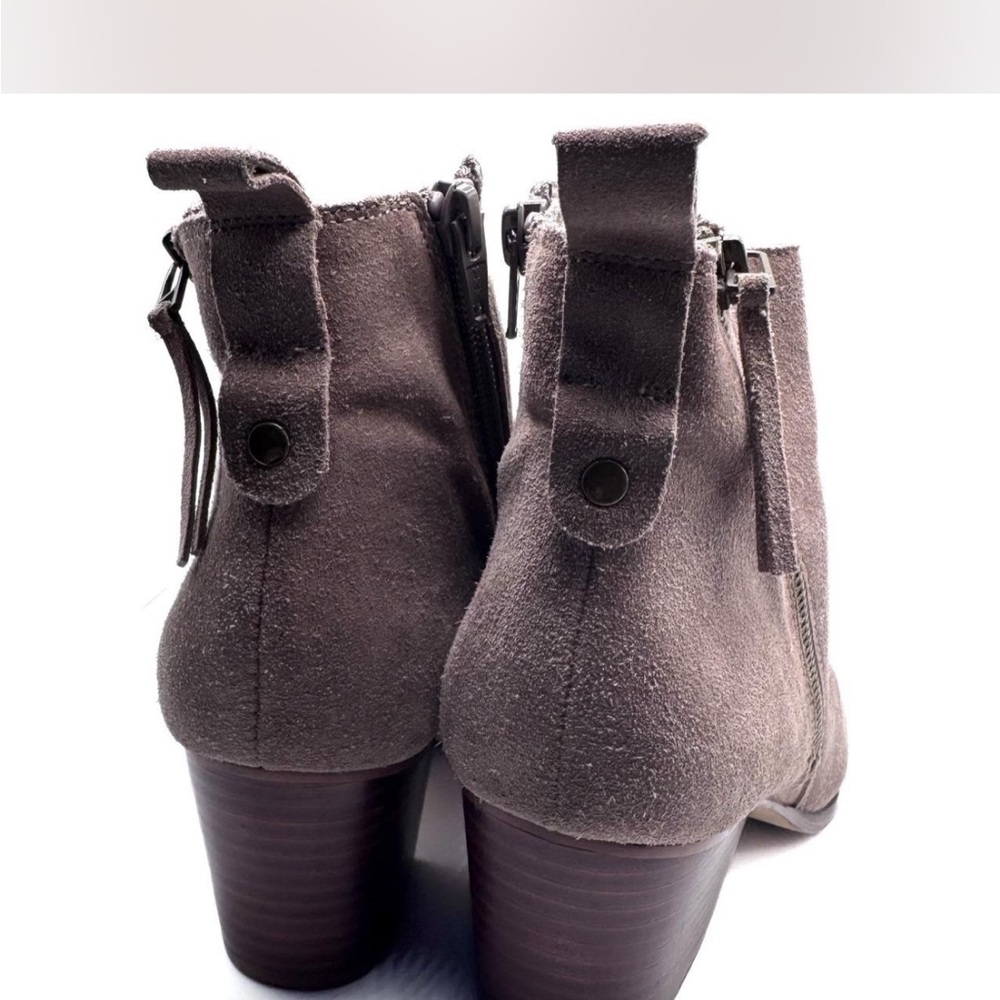 Sole Society Beige Suede Ankle Boots - Picture 4 of 5